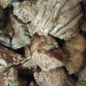 余ったカレー用牛肉で作るサイコロステーキ